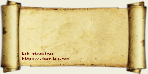 Zorana Perović vizit kartica